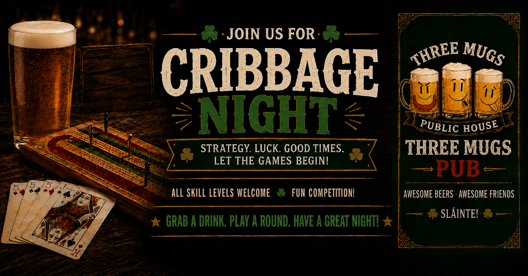 Cribbage Night at the Pub!