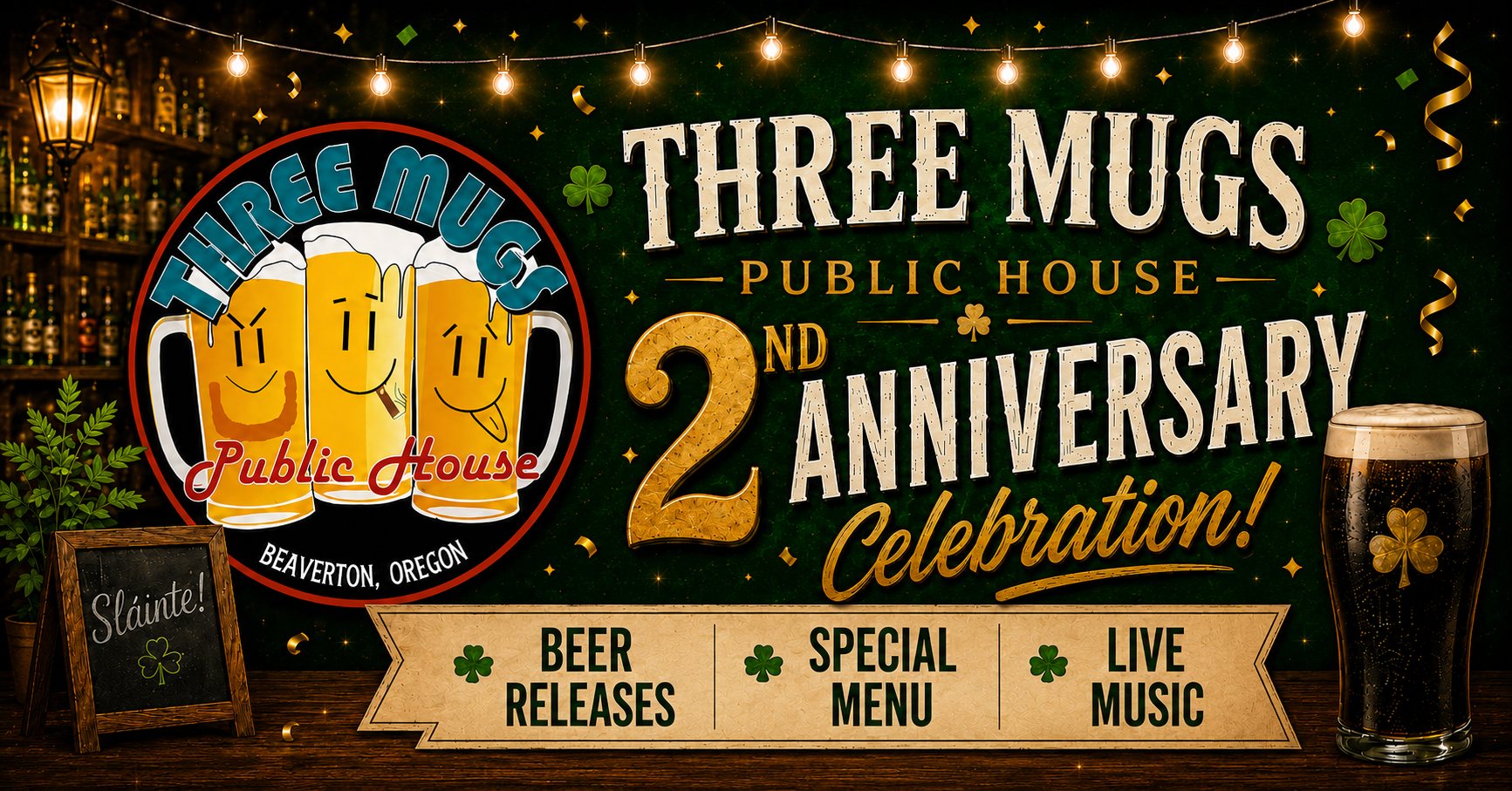 Mugs Pub 2nd Anniversary Celebration
